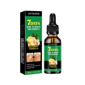 Jaysuing Ginger Nail Care Solution, Hand, Foot And Nail Care Soft Nail Shine Moisturizer Gray Nails
