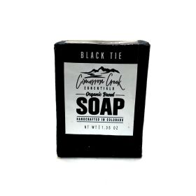 Black Tie Organic Bar Soap 5.4oz (size: Travel Bar)